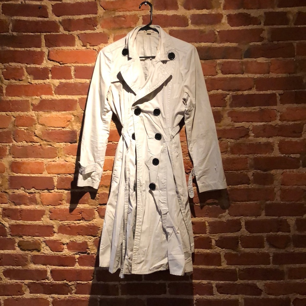 Trench Coat w/ Full Skirt